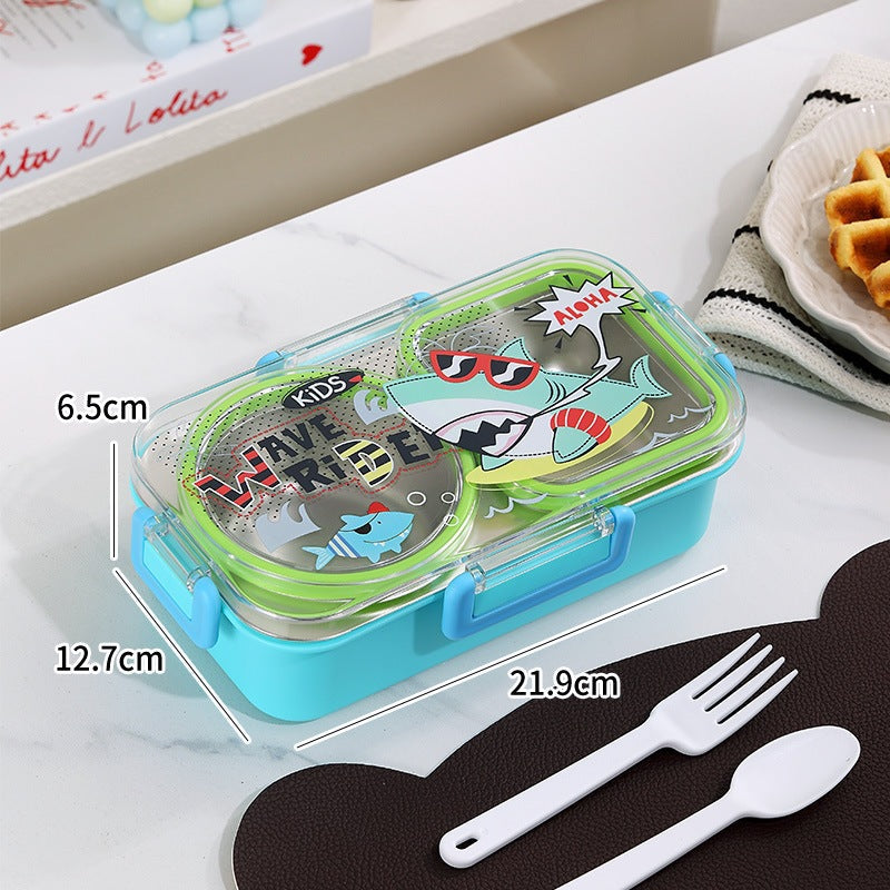 Fun-Themed Shark Design Bento Lunch Box — product view 6