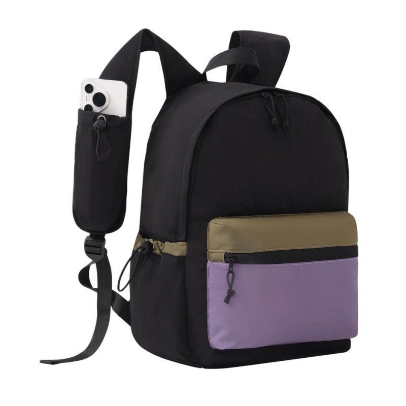 Urban everyday backpack with practical compartments for smartphone and accessories LoungeYard — product view 1