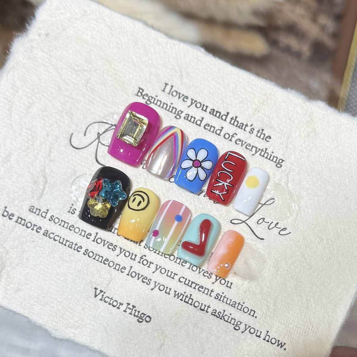 Creative Decorative Nail Art Press-On Set — product view 4