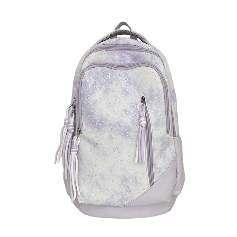 Starry-Themed School Backpack LoungeYard — product view 1