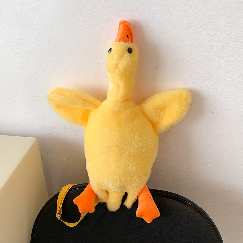 Plush Duck-Themed Backpack — product view 1