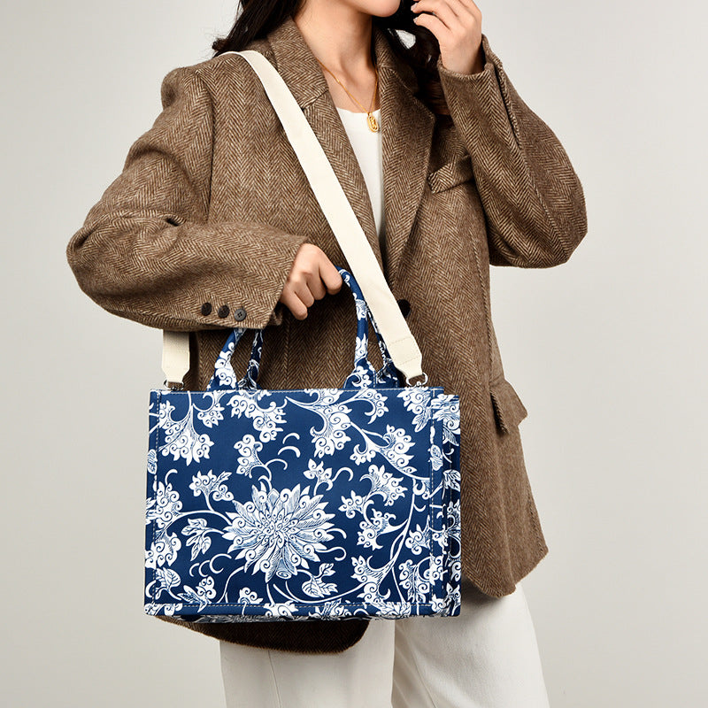 Floral Patterned Shoulder Bag LoungeYard — product view 4