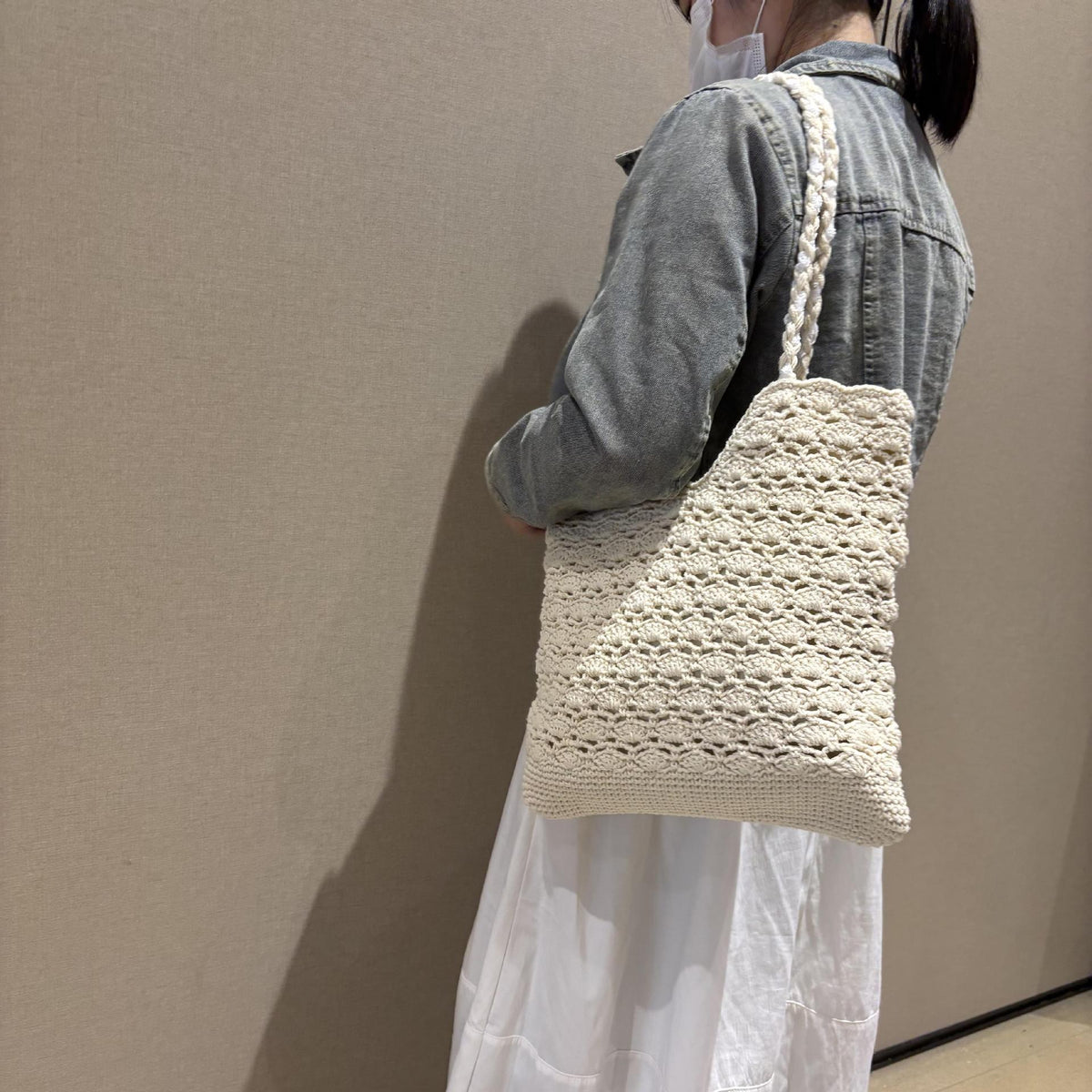 Hand-knotted Shopper Bag LoungeYard — product view 1