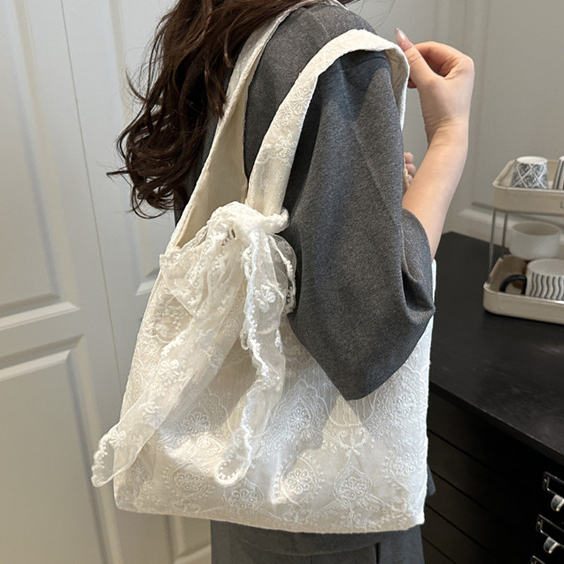 Elegant Lace Detail Handbag — product view 2