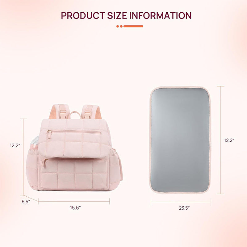 Multifunctional backpack with practical compartments LoungeYard — product view 2