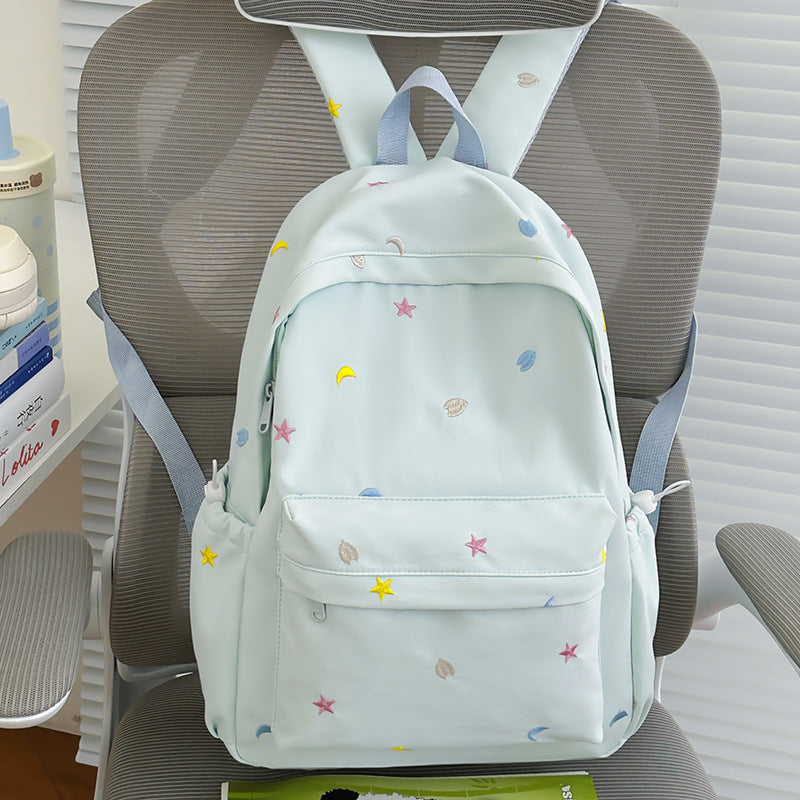 Embroidered Moon and Star Backpack LoungeYard — product view 6