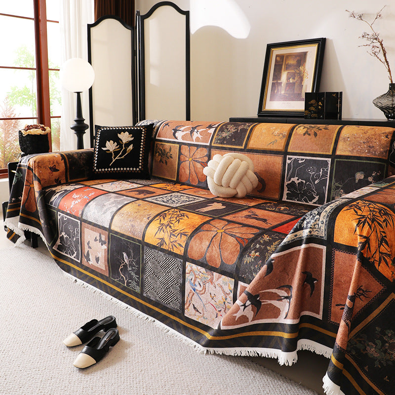 Decorative Artistic Tapestry Throw Cover — product view 2