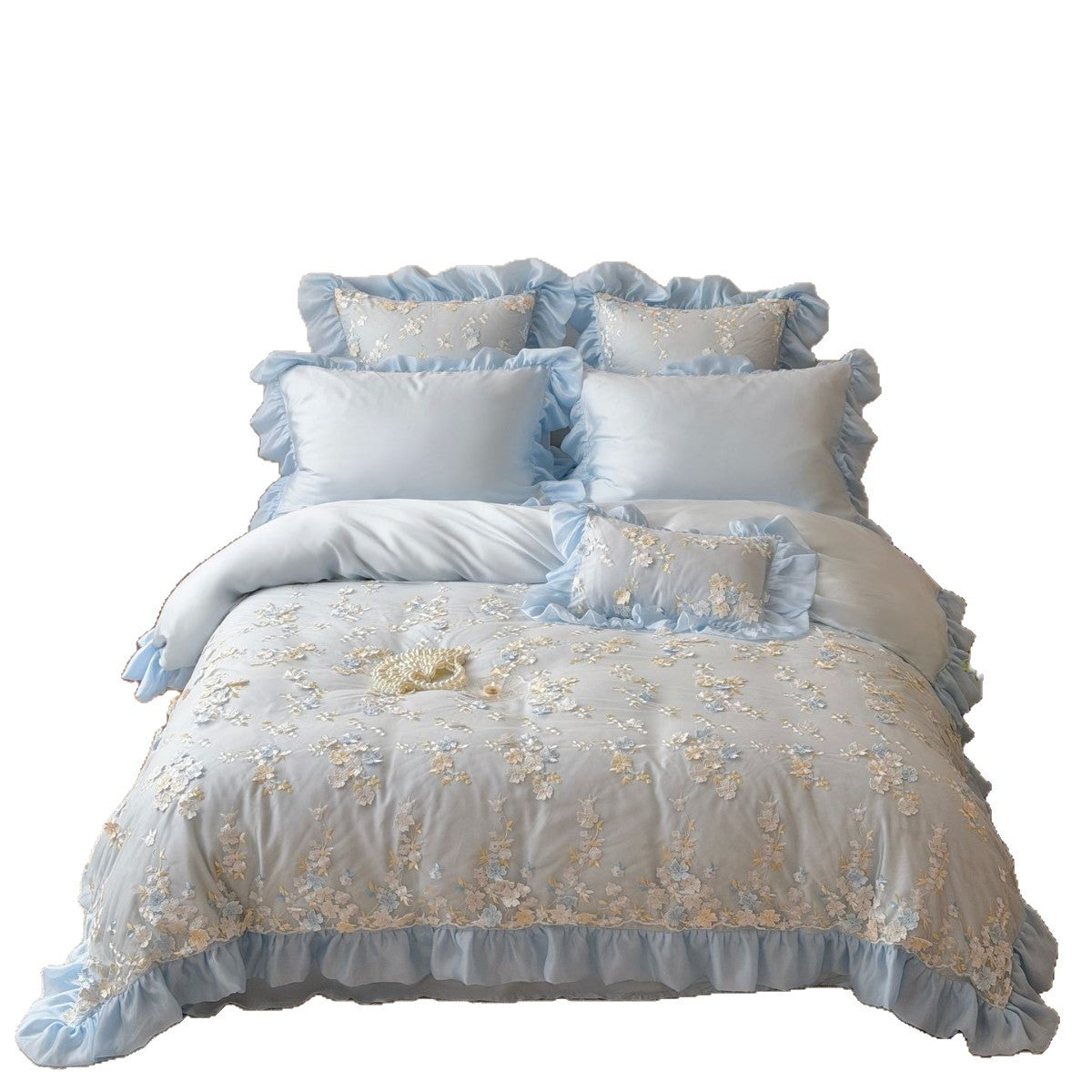 Luxurious satin bed set — product view 5