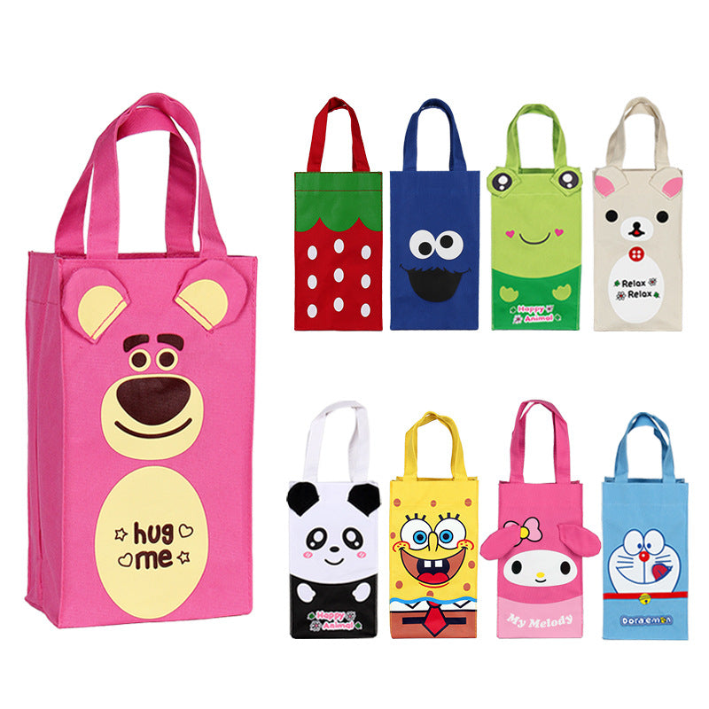 Cute Bunny Design Eco-Friendly Tote Bag LoungeYard — product view 1