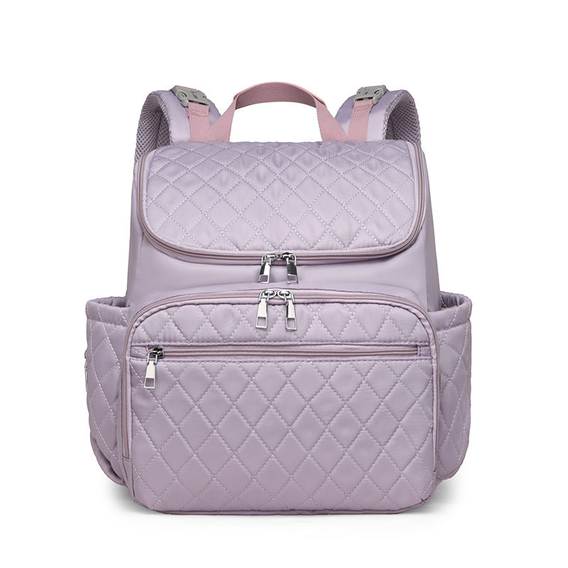 Quilted Multi-Functional Diaper Backpack LoungeYard — product view 4