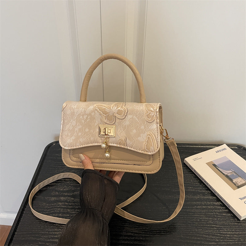 Elegant Floral Patterned Evening Handbag — product view 7