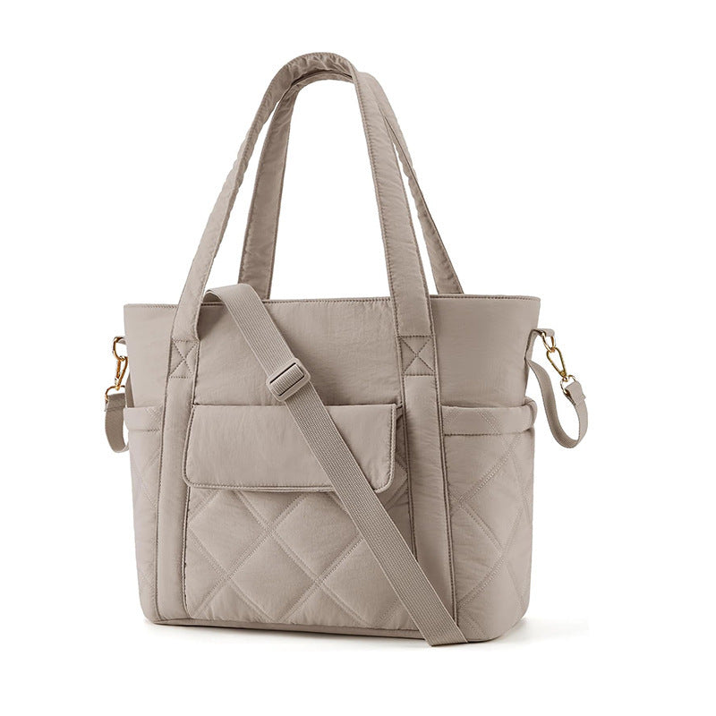 Elegant Quilted Tote Bag LoungeYard — product view 1
