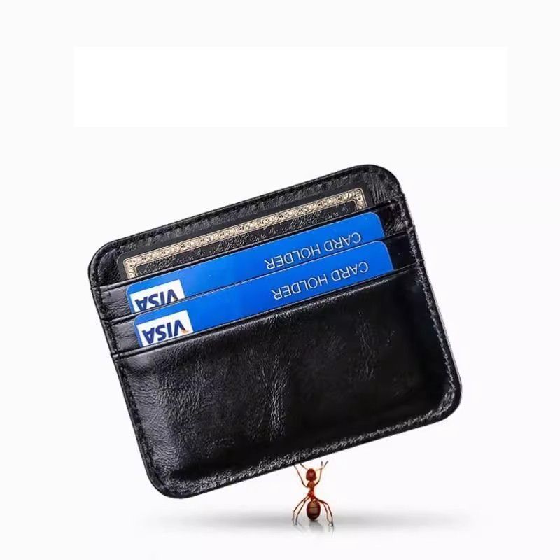 Minimalist Leather Card Holder LoungeYard — product view 2