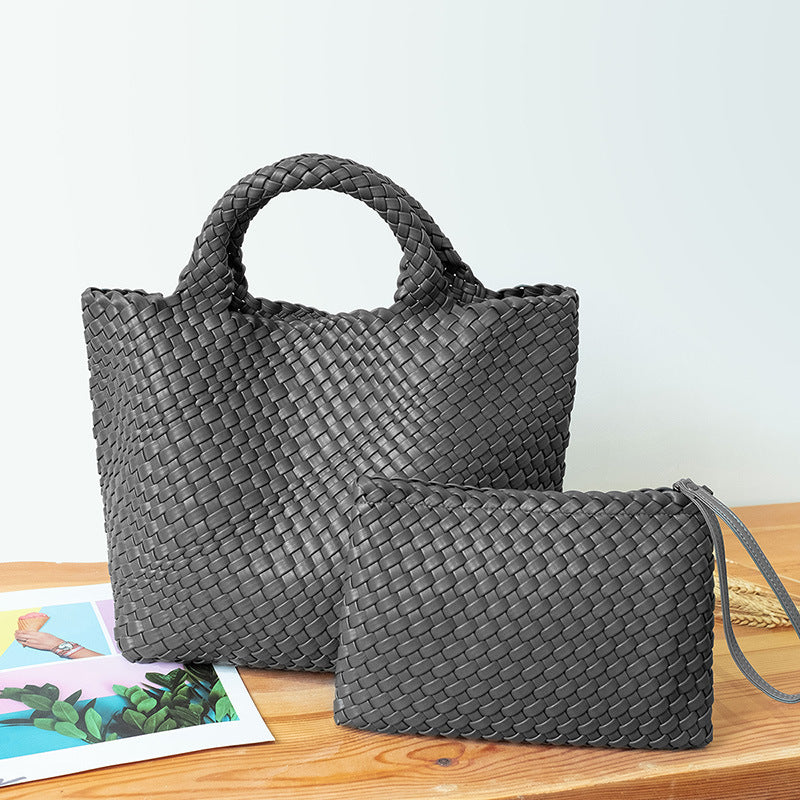 Elegant Braided Handbag with Removable Clutch LoungeYard — product view 7