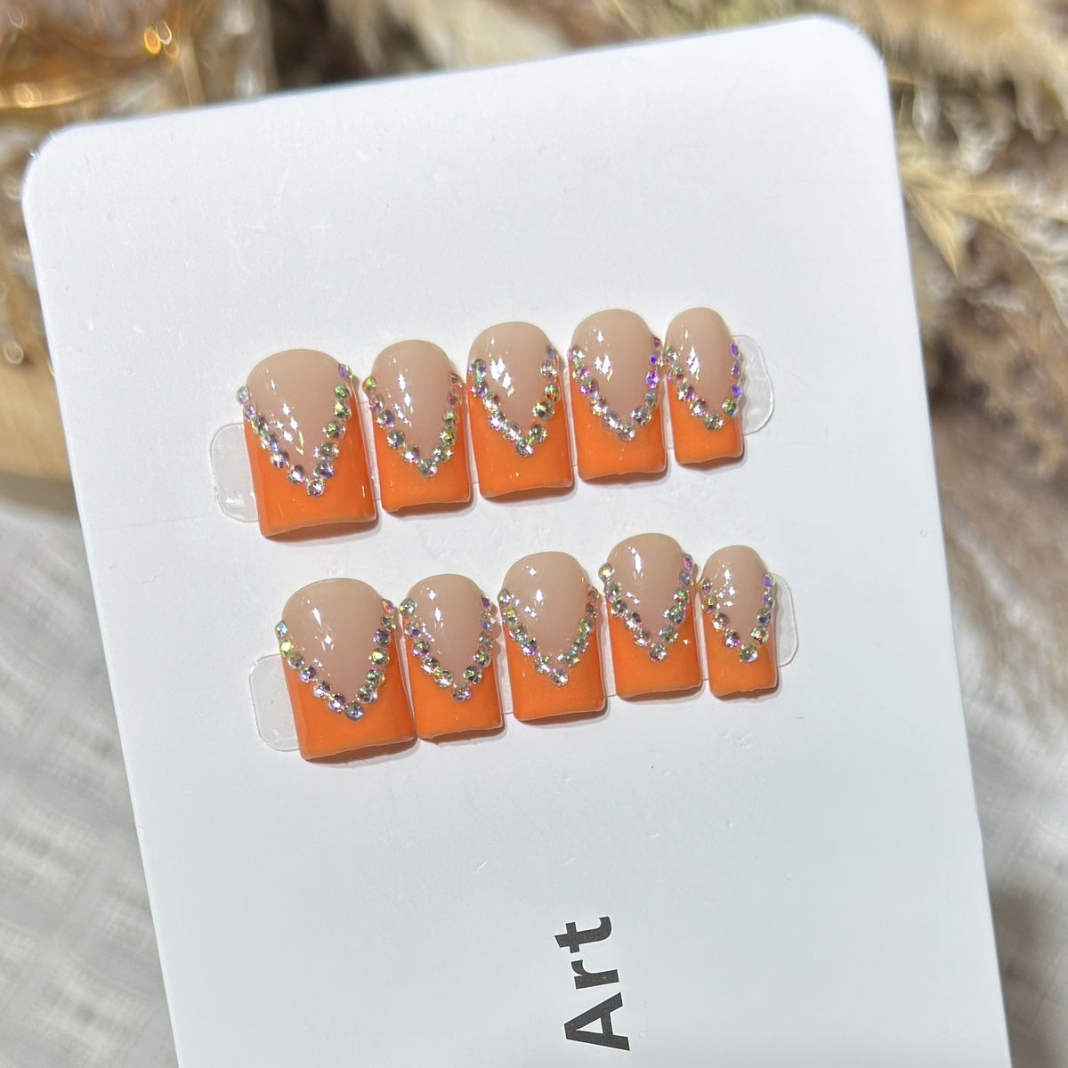 Luxurious Rhinestone-Embellished Press-On Nail Set — product view 5