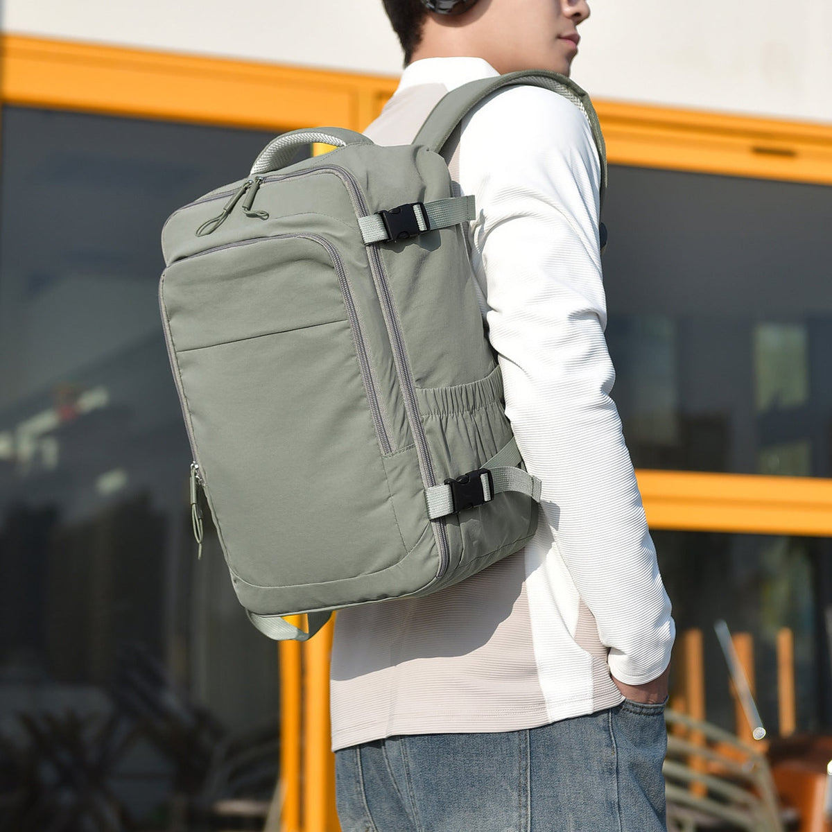 Stylish Multi-Compartment Backpack LoungeYard — product view 1