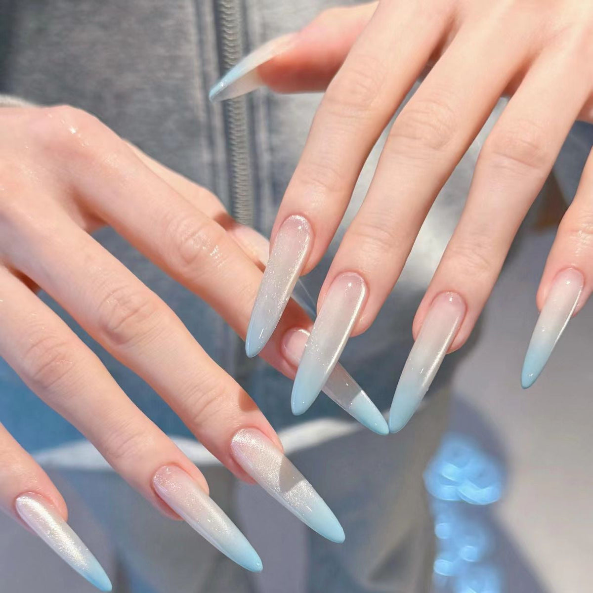 Long Gradient Acrylic Nail Extensions — product view 4