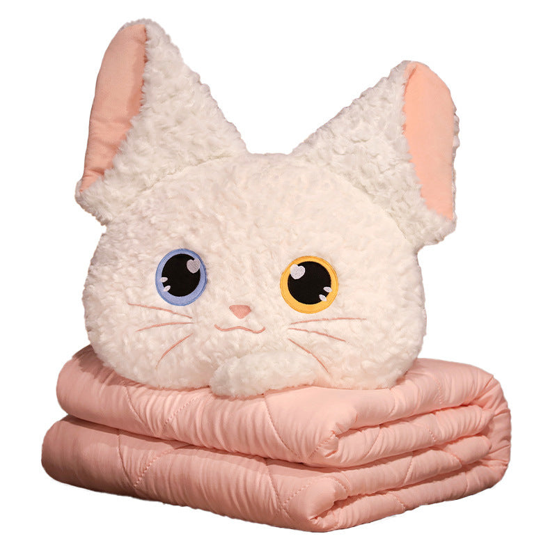 Plush pillow and blanket set — product view 4