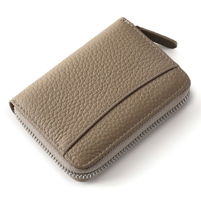 Durable Leather Zip Wallet LoungeYard — product view 5