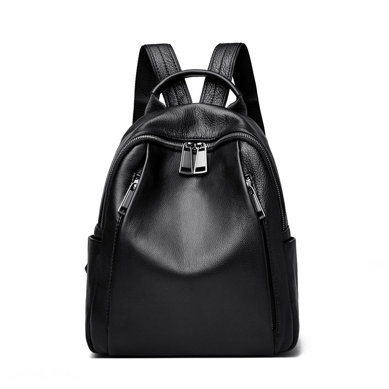 Premium Soft Leather Backpack LoungeYard — product view 7
