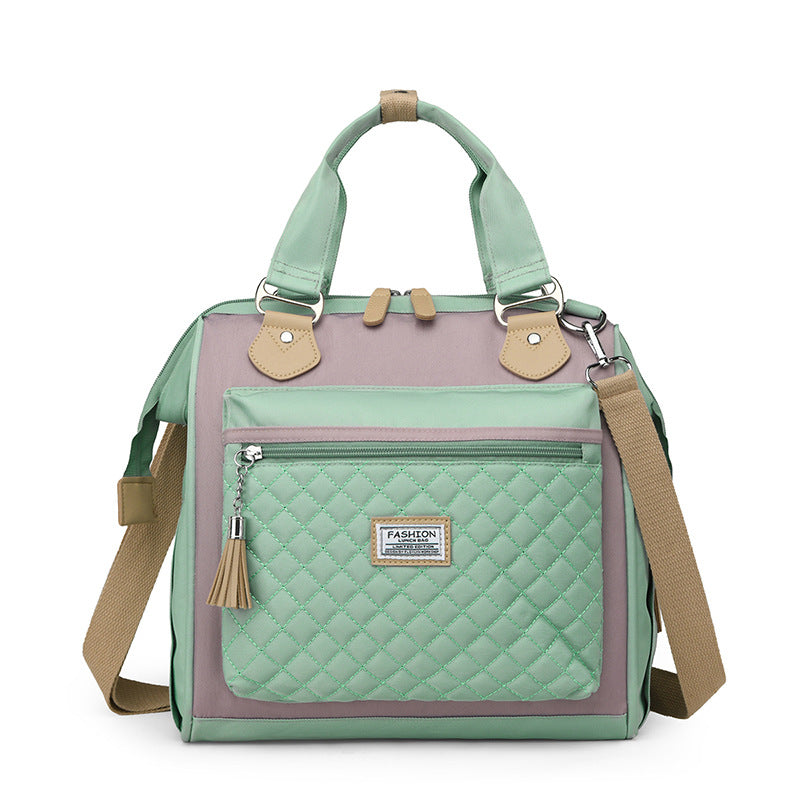 Structured Quilted Satchel Bag LoungeYard — product view 3