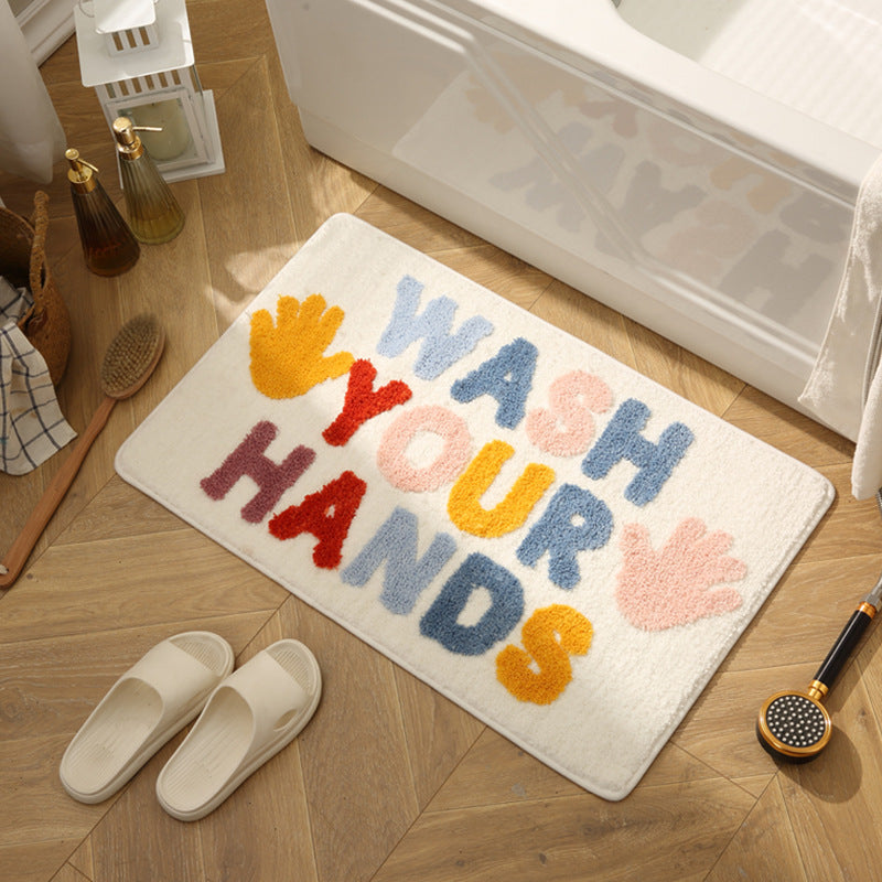 Fun Phrase Bath Mat — product view 4