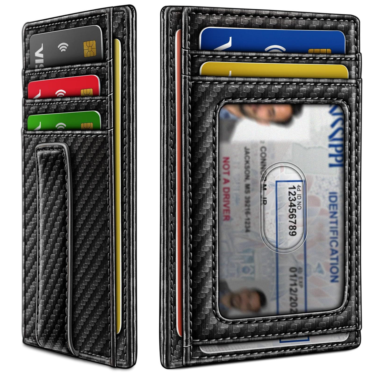 Sleek Multifunctional Leather Cardholder LoungeYard — product view 6