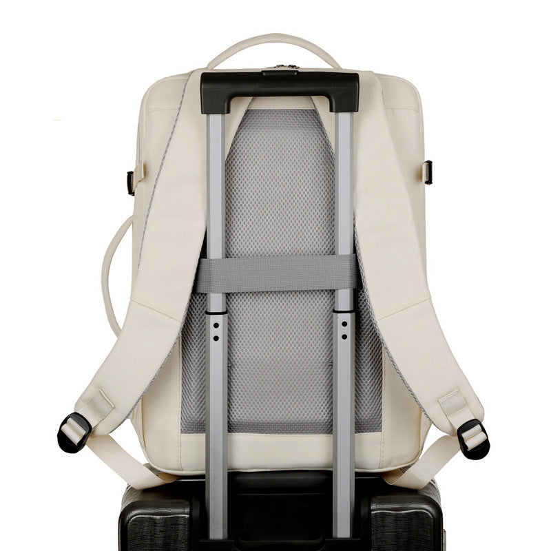 Modern high-performance backpack with many compartments LoungeYard — product view 3