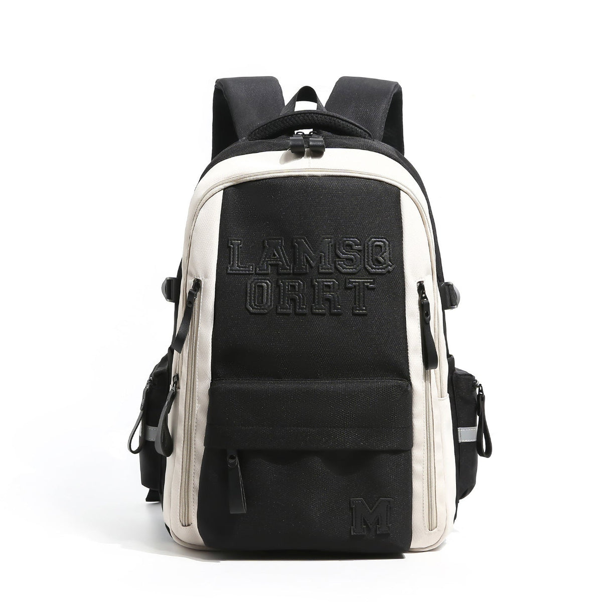 Multi-Pocket Functional Laptop Backpack LoungeYard — product view 7