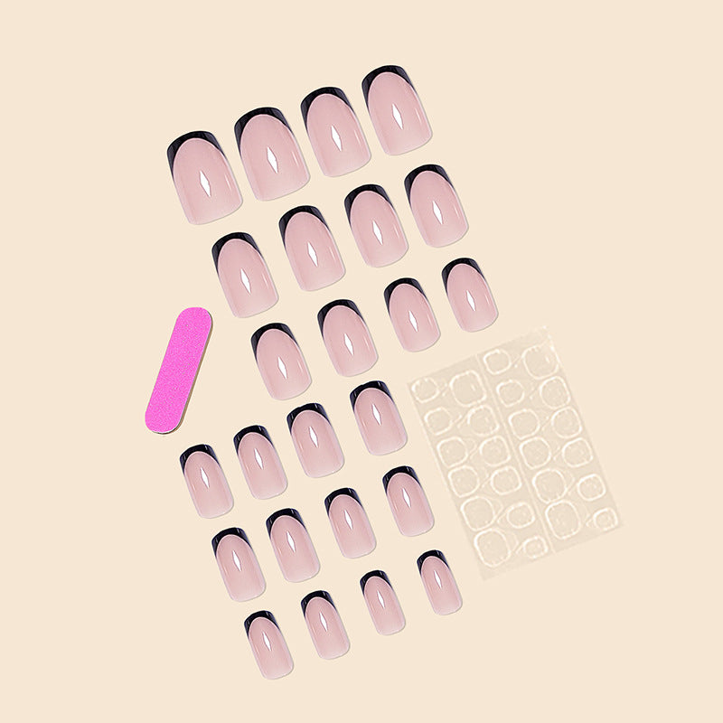 Modern French Tip Nail Set — product view 2