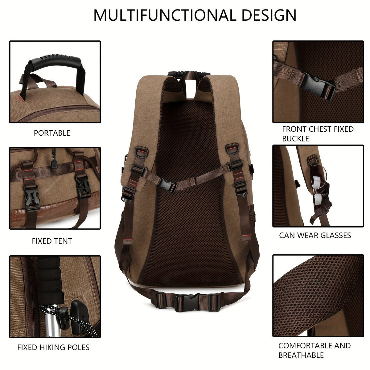 Multi-Functional Adventure Backpack — product view 4