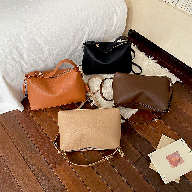 Textured Leather Crossbody Bag — product view 2