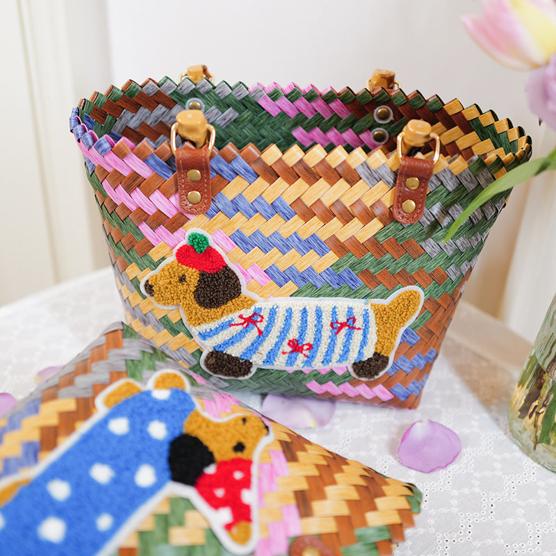 Handwoven Beach Bag LoungeYard — product view 3