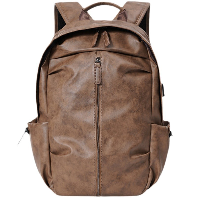 Elegant Backpack Made of Durable Faux Leather with Multifunctional Compartments LoungeYard — product view 5