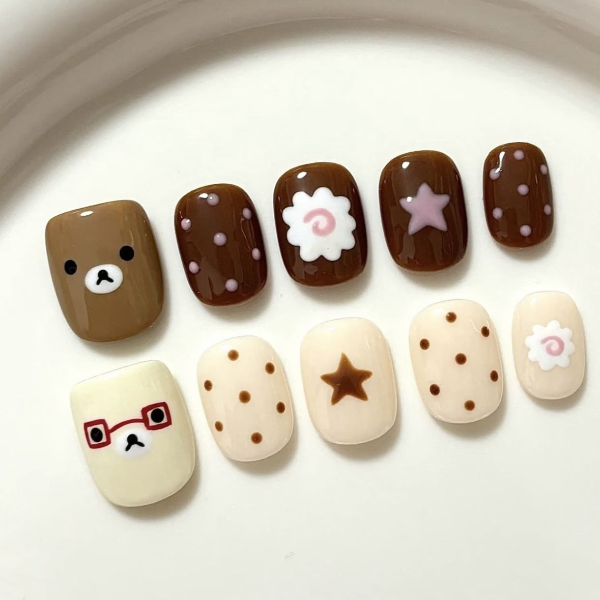 Creative Cartoon-Theme Press-On Nail Set — product view 1