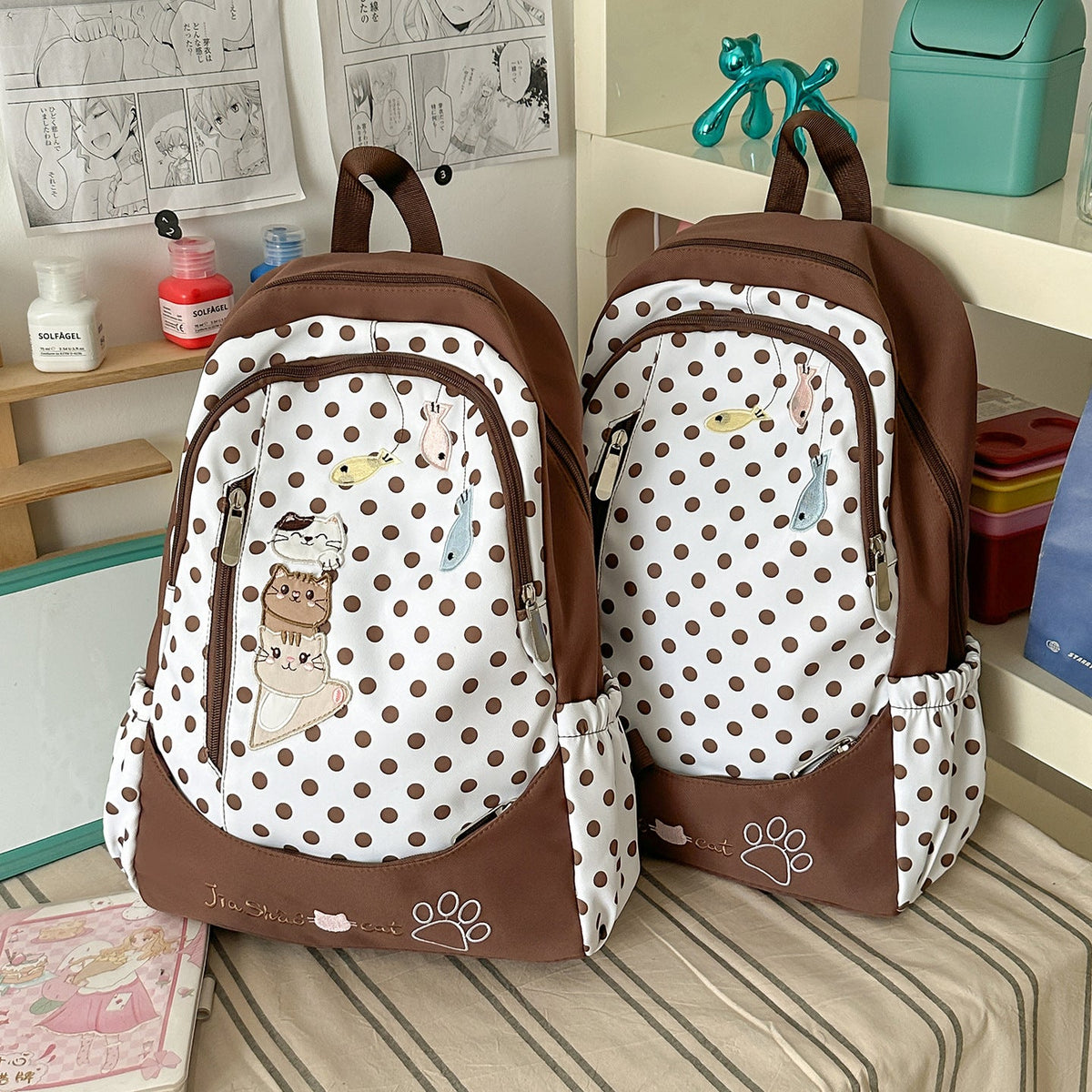 Playful Animal-Themed School Backpack LoungeYard — product view 4