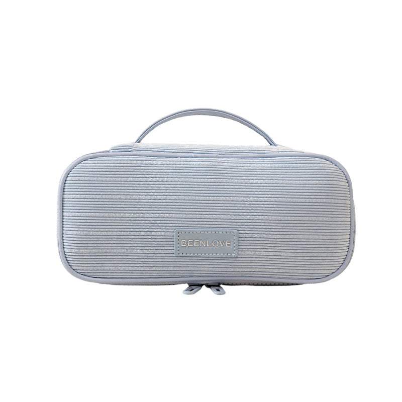 Textured Travel Makeup Case LoungeYard — product view 4