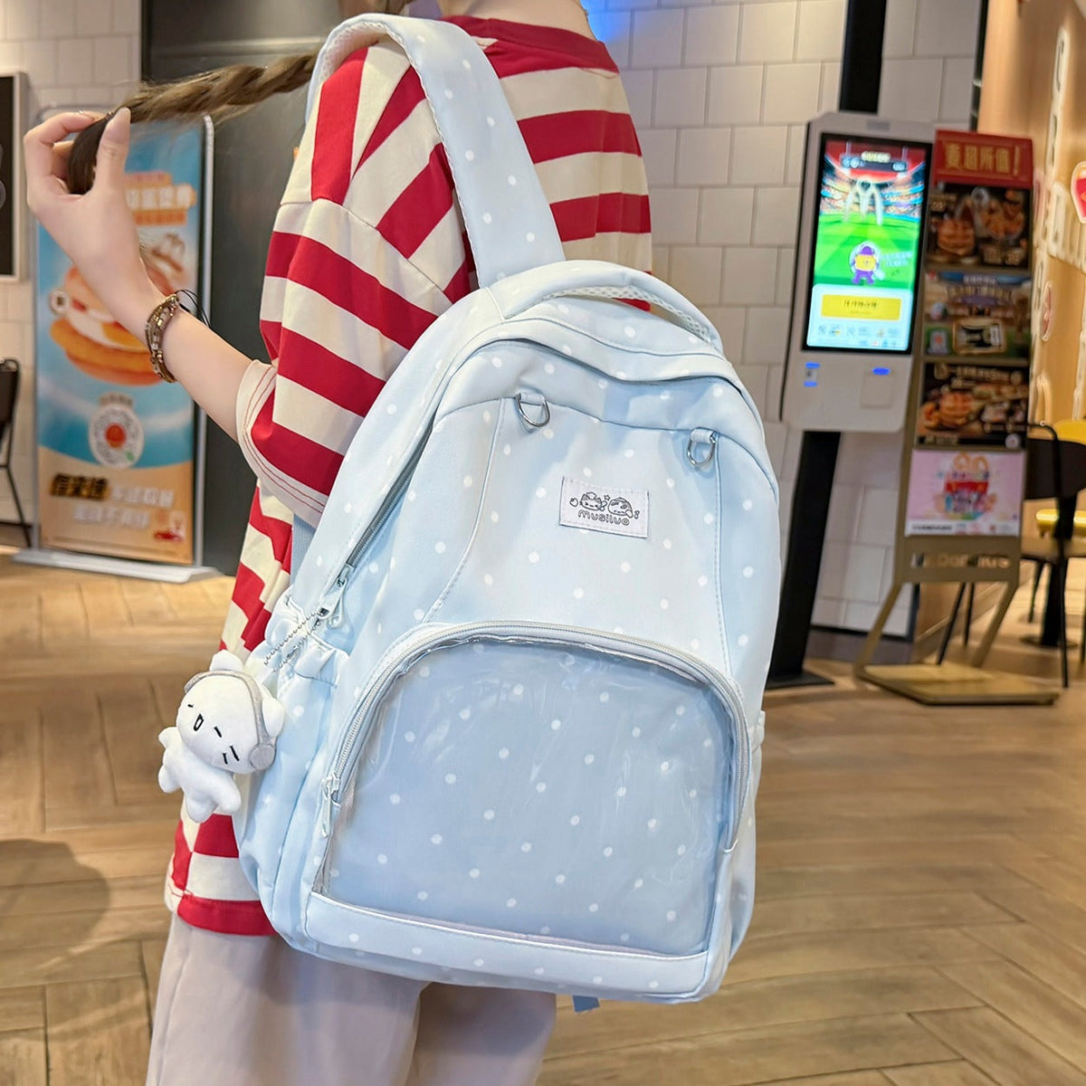 Sporty Multi-Pocket Backpack LoungeYard — product view 3