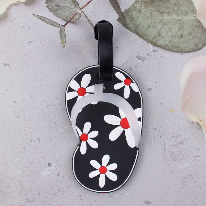 Fun Floral Luggage Tag LoungeYard — product view 2