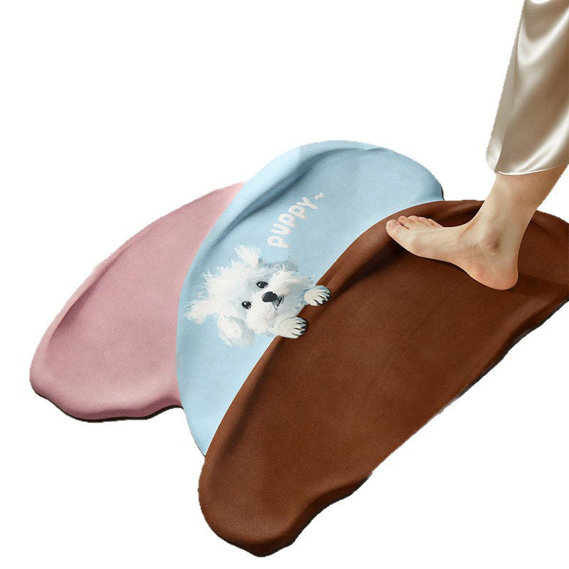 Playful Rainbow-Themed Bath Mat LoungeYard — product view 4