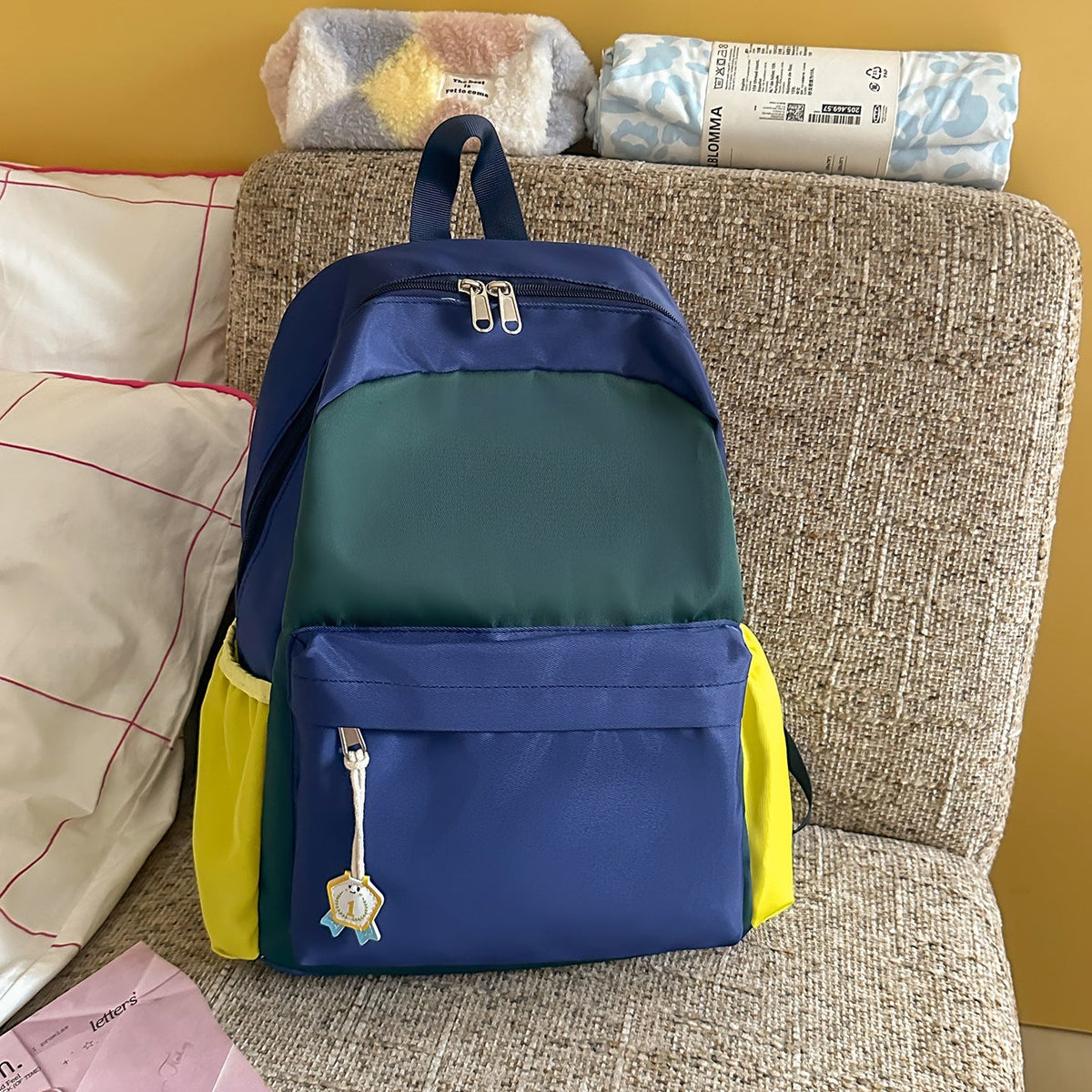 Multifunctional Colorblock Backpack LoungeYard — product view 6
