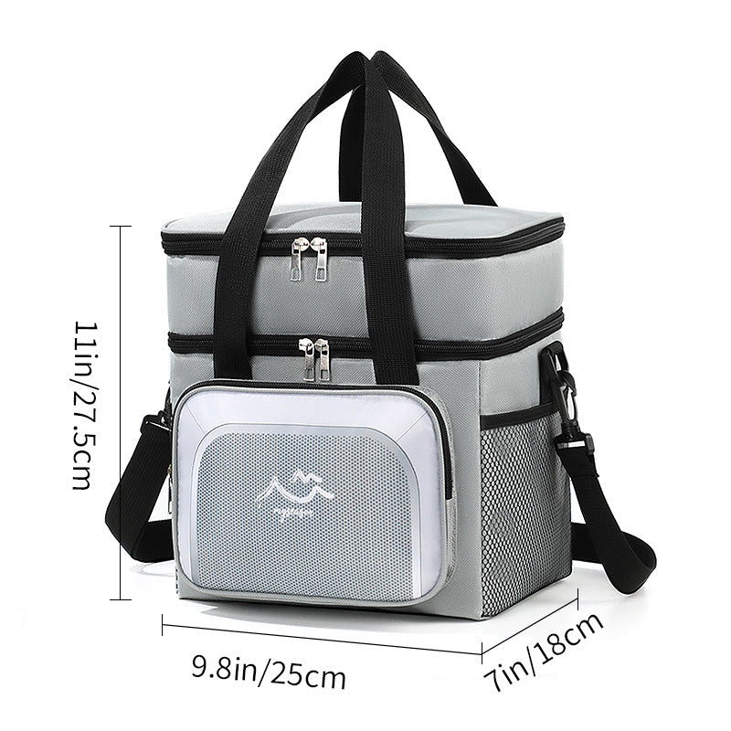 Insulated Multi-Compartment Lunch Cooler — product view 7