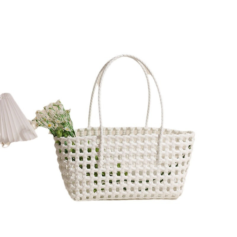 Braided Bast Carrier Bag LoungeYard — product view 5