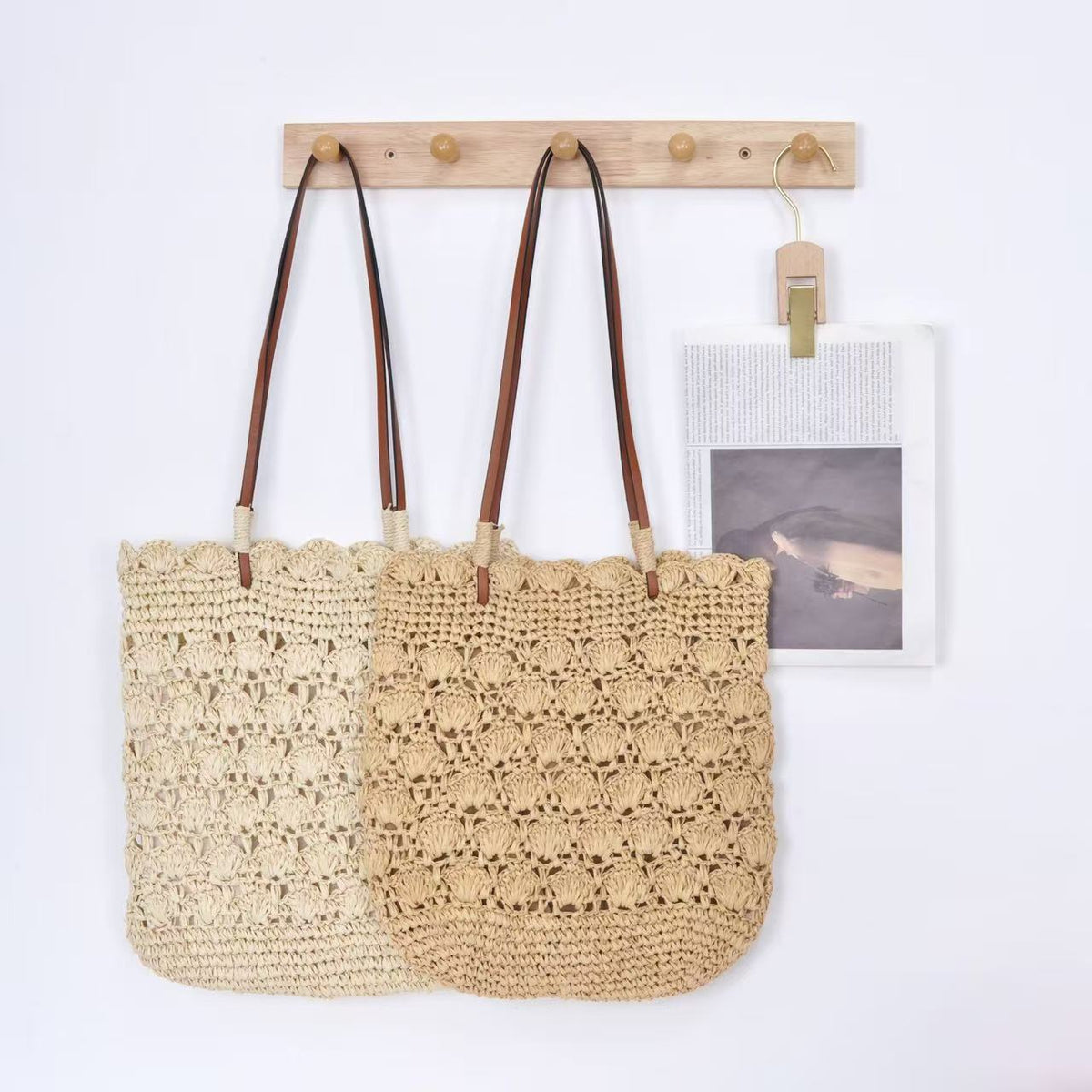 Hand-crocheted beach bag LoungeYard — product view 3