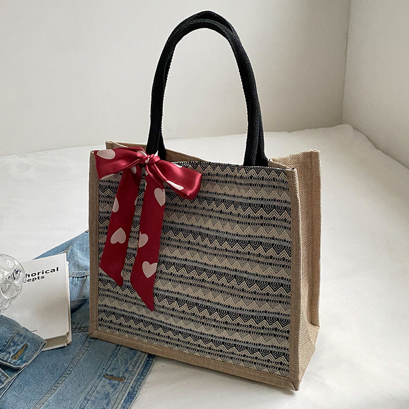 Decorative Patterned Tote Bag — product view 6