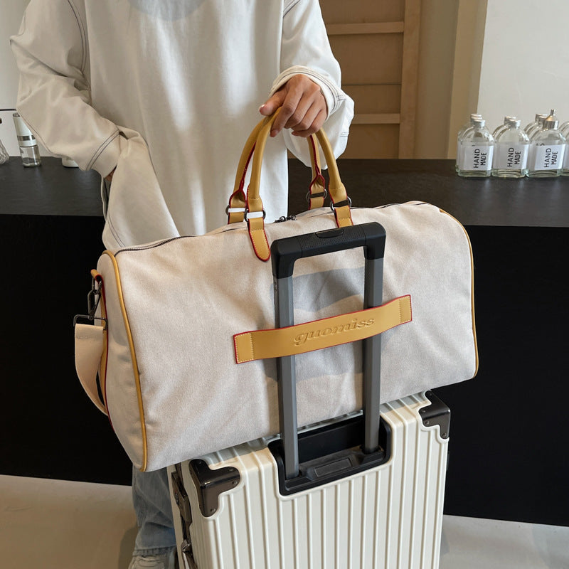 Embroidered Travel Duffel Bag LoungeYard — product view 4