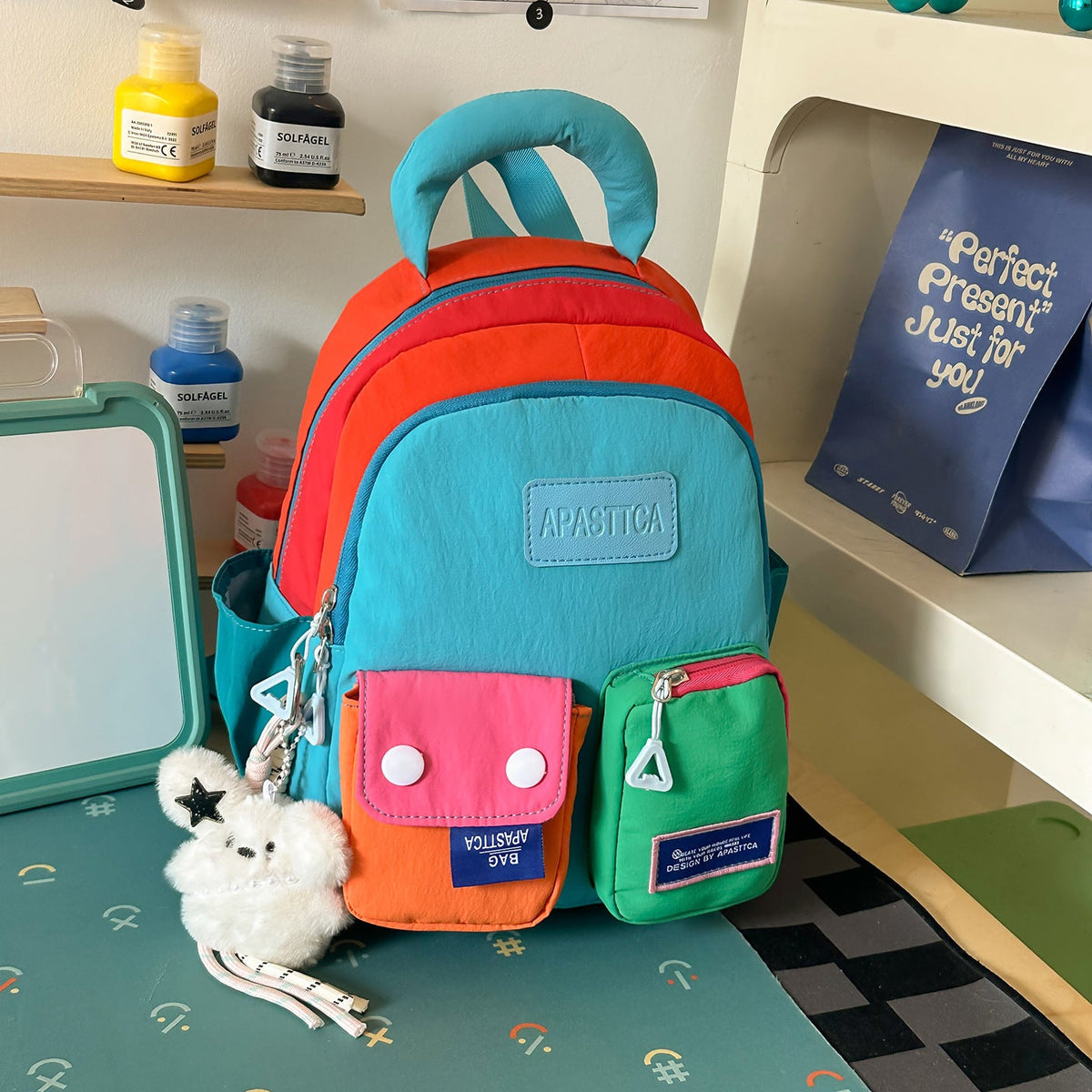 Colorful Multi-Compartment Casual Backpack LoungeYard — product view 7