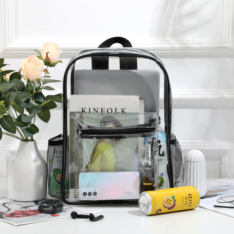 Transparent School Backpack LoungeYard — product view 3