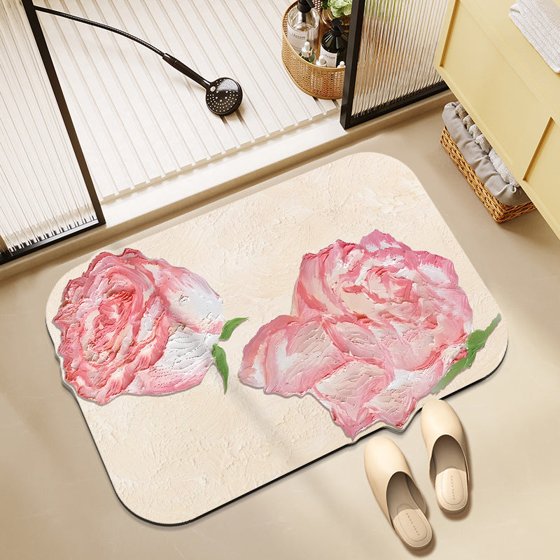 Floral-Themed Bath Mat — product view 6