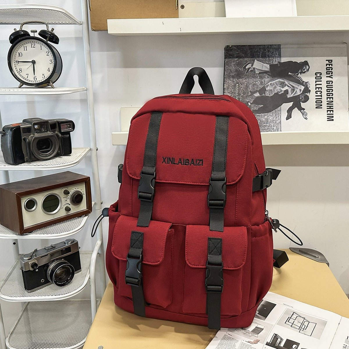 Multi-Pocket Versatile Travel Backpack LoungeYard — product view 6